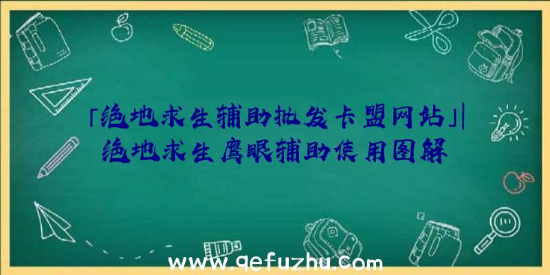 「绝地求生辅助批发卡盟网站」|绝地求生鹰眼辅助使用图解